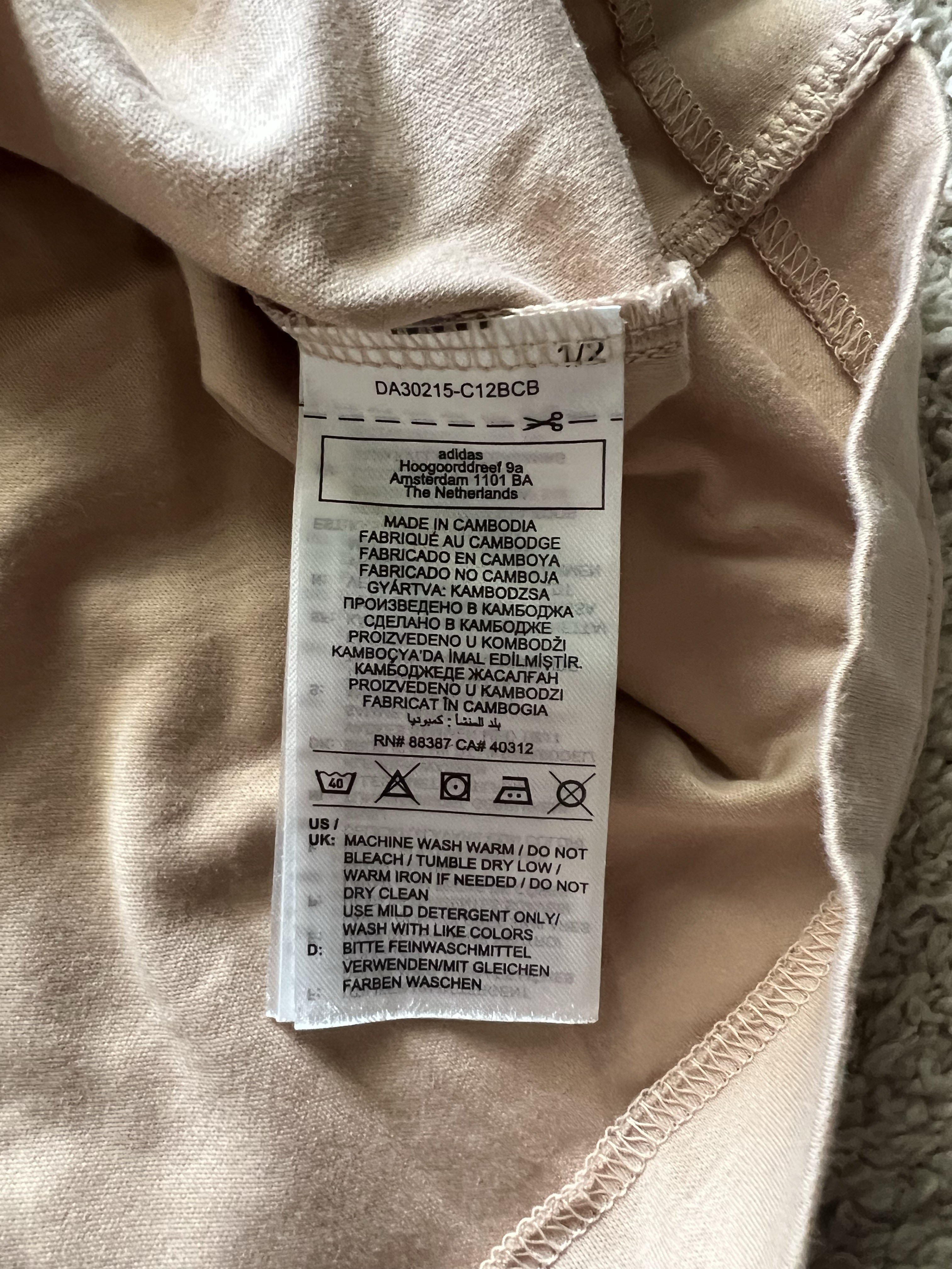 Wash label