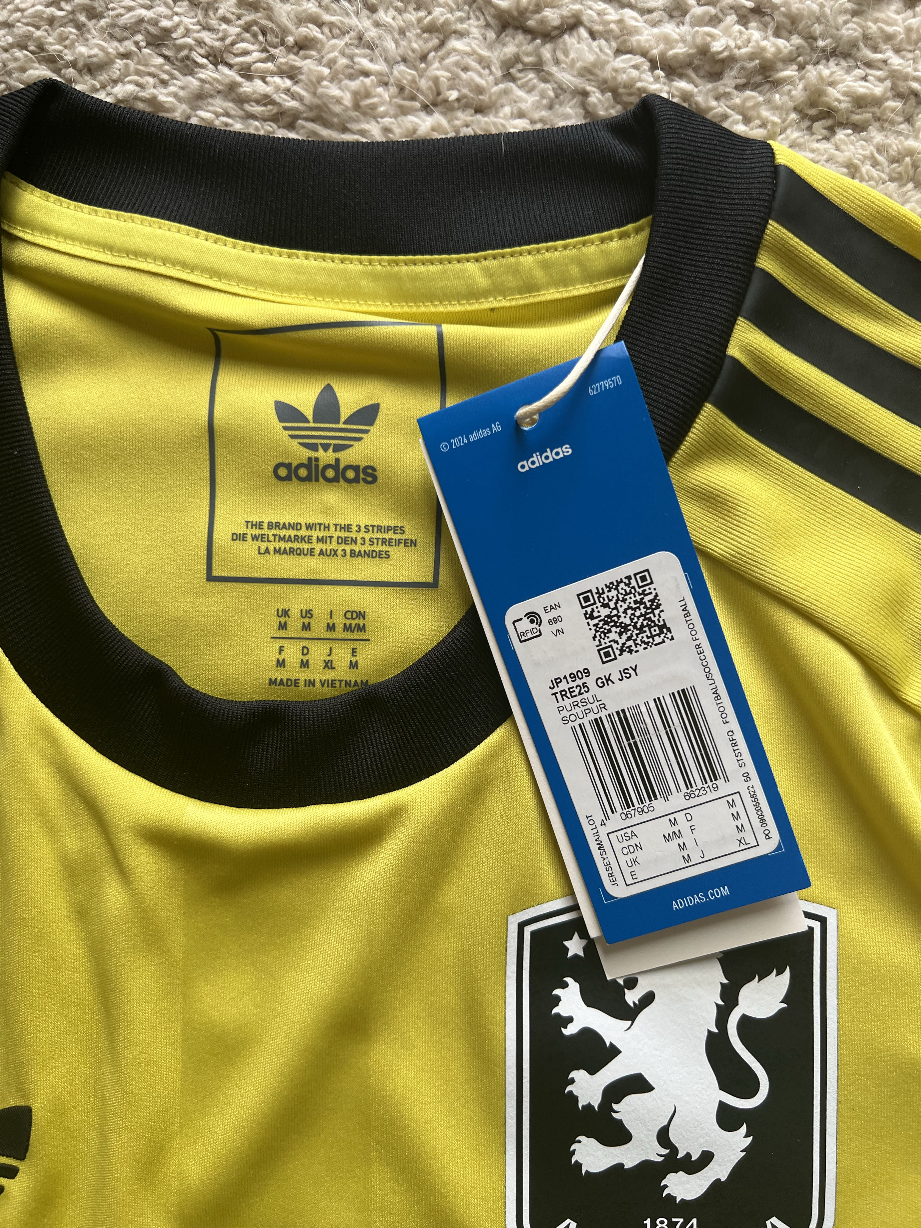 Neck label and swing tags