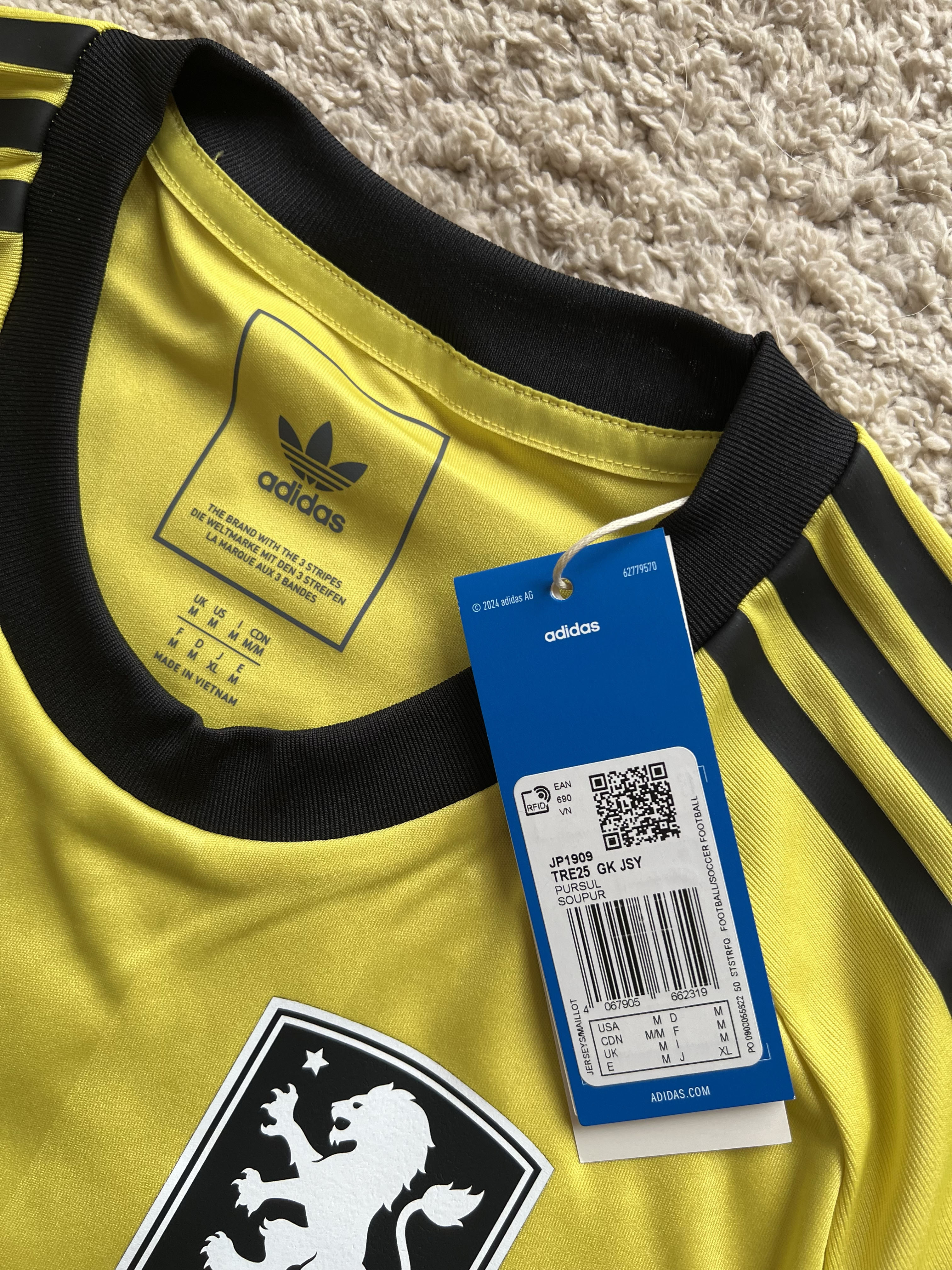 Neck label and swing tags