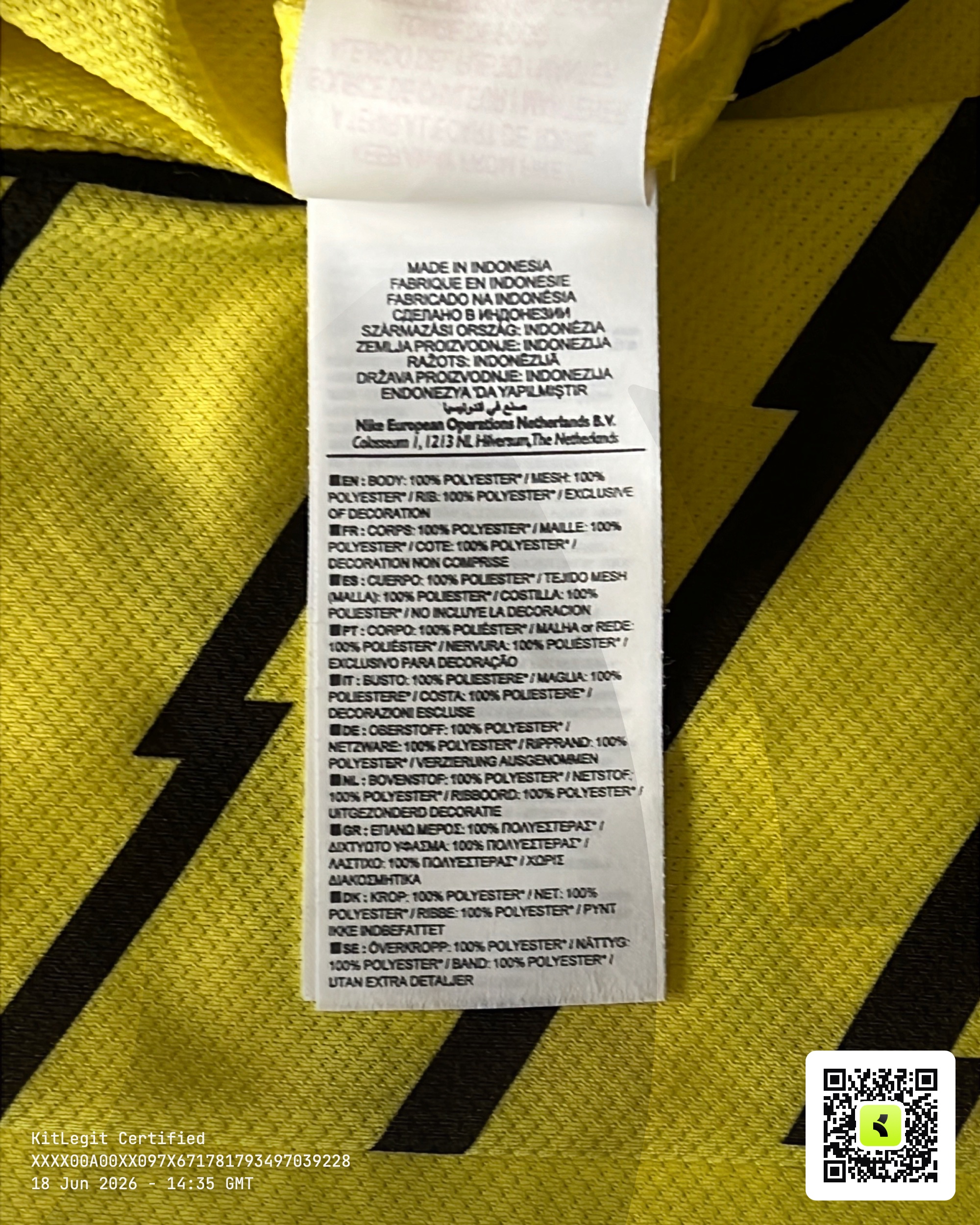 Wash label