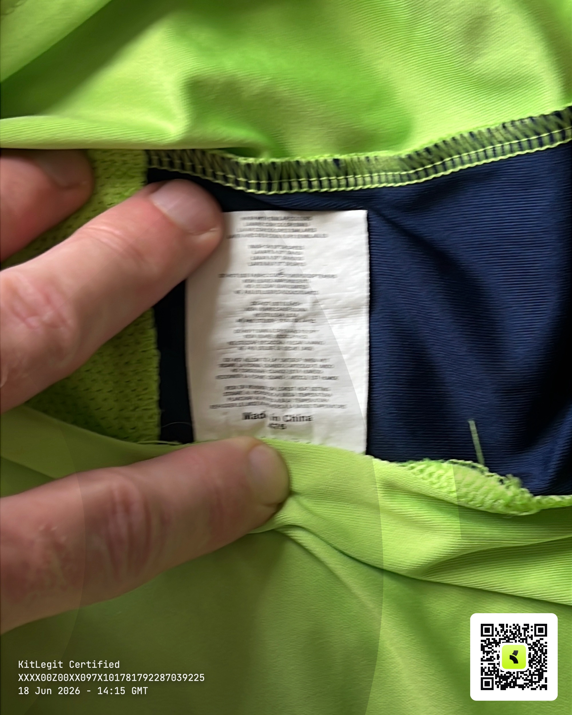 Wash label