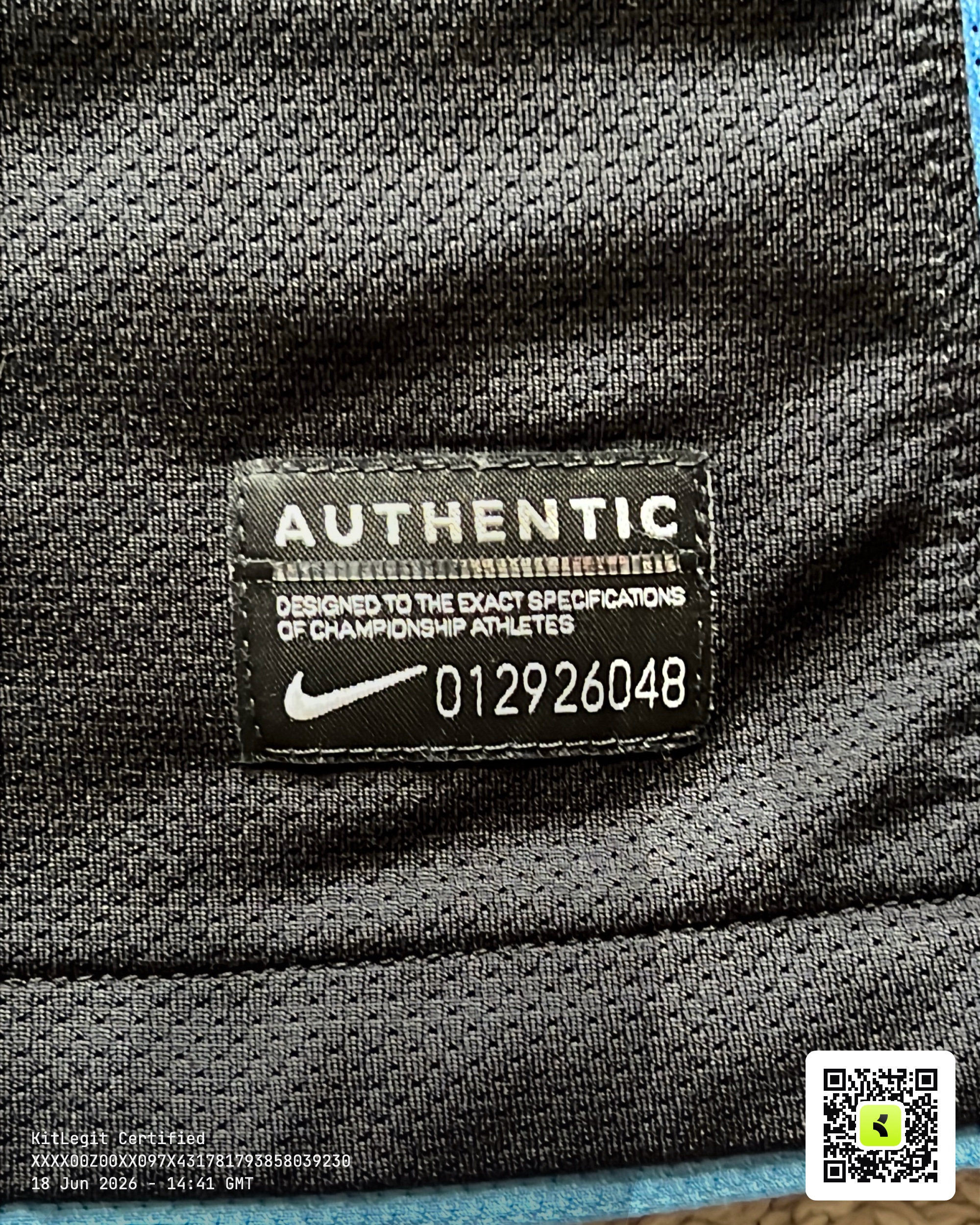 Authentic tag