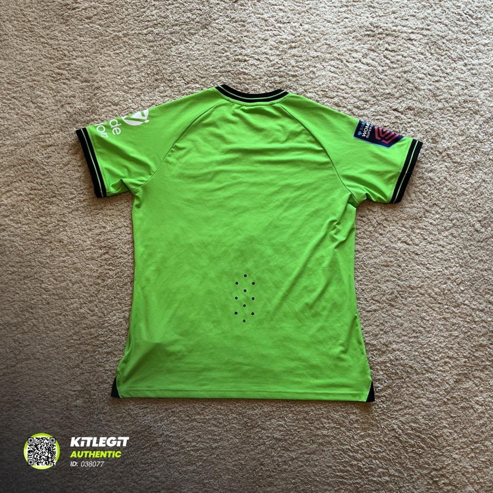 Rear of shirt