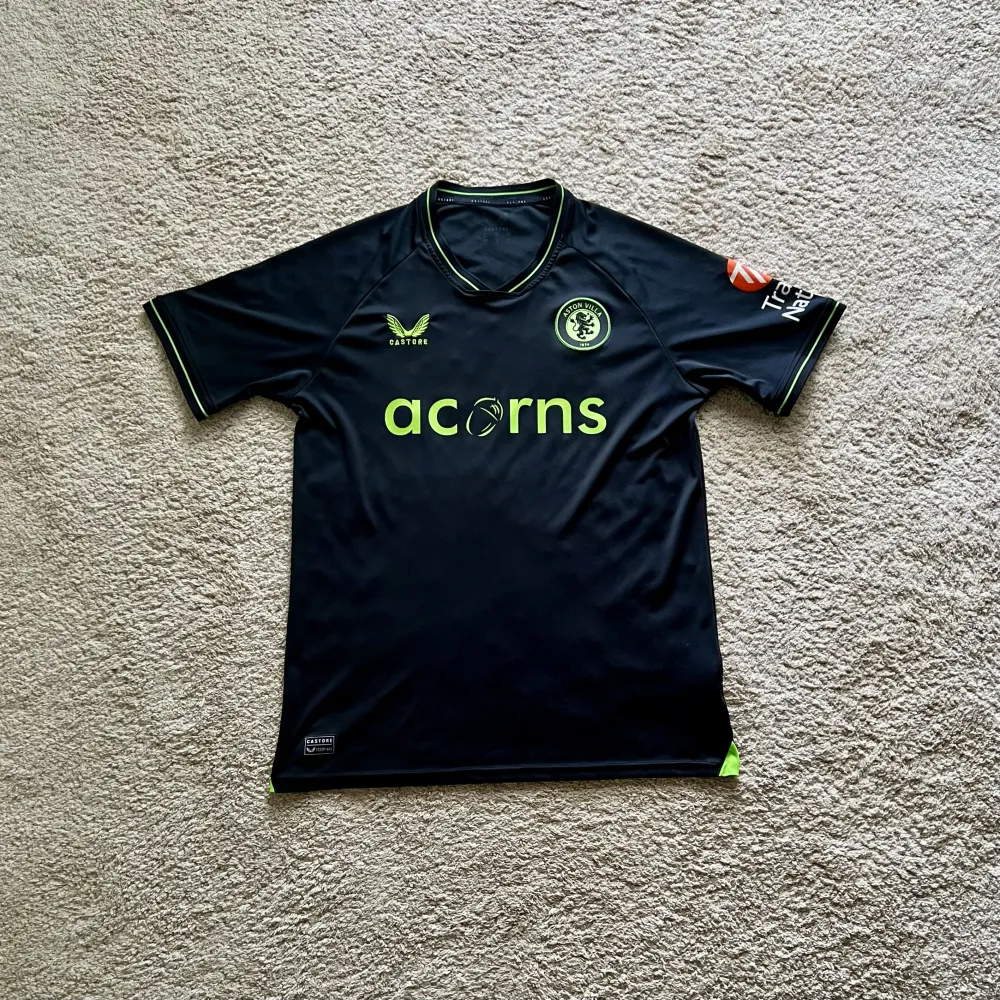 Front view of Aston Villa 2023/24 Castore Home Goalkeeper Shirt (Acorns) - Men's Medium