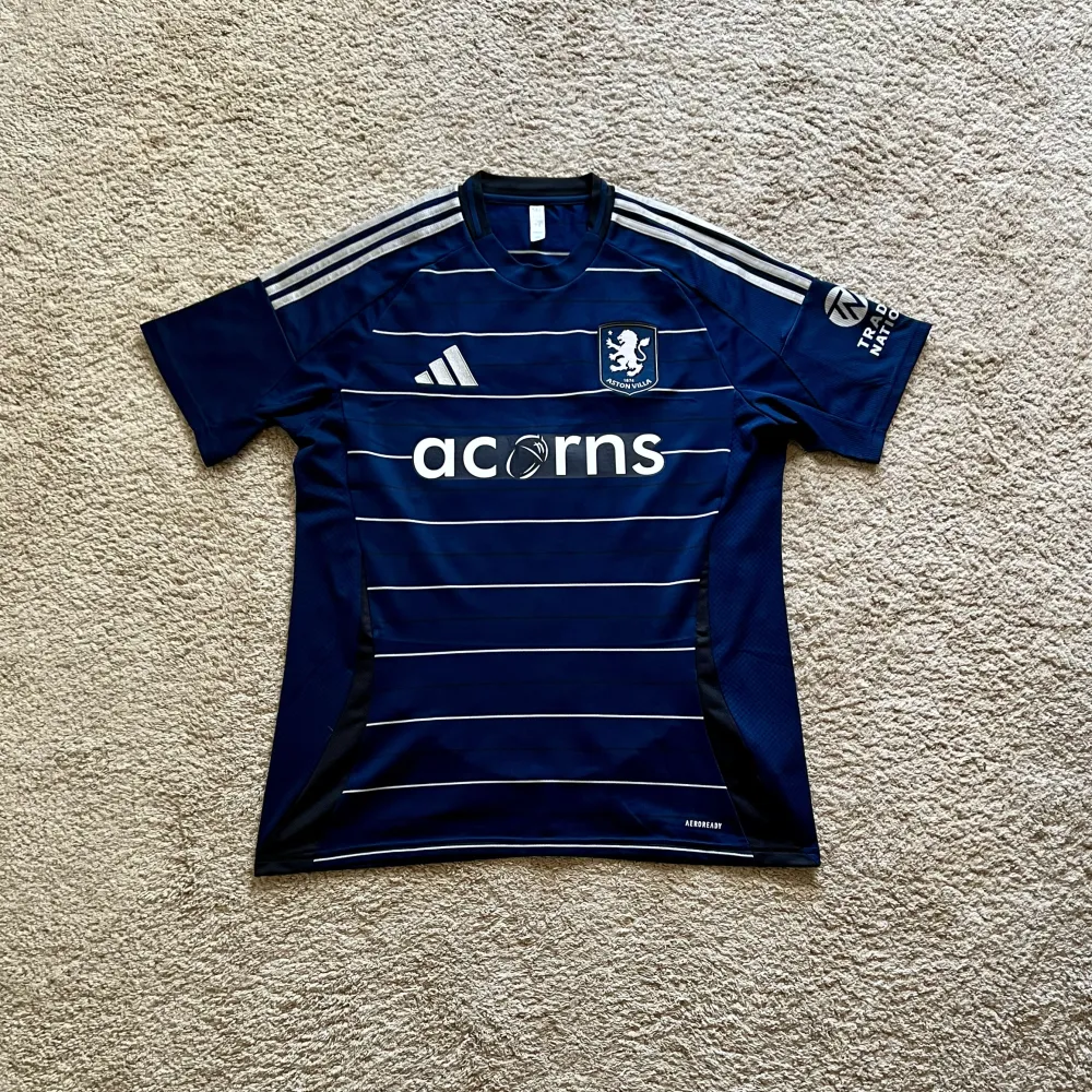 Front view of Aston Villa 2024/25 Adidas 3rd Shirt (Acorns) - Men's Large