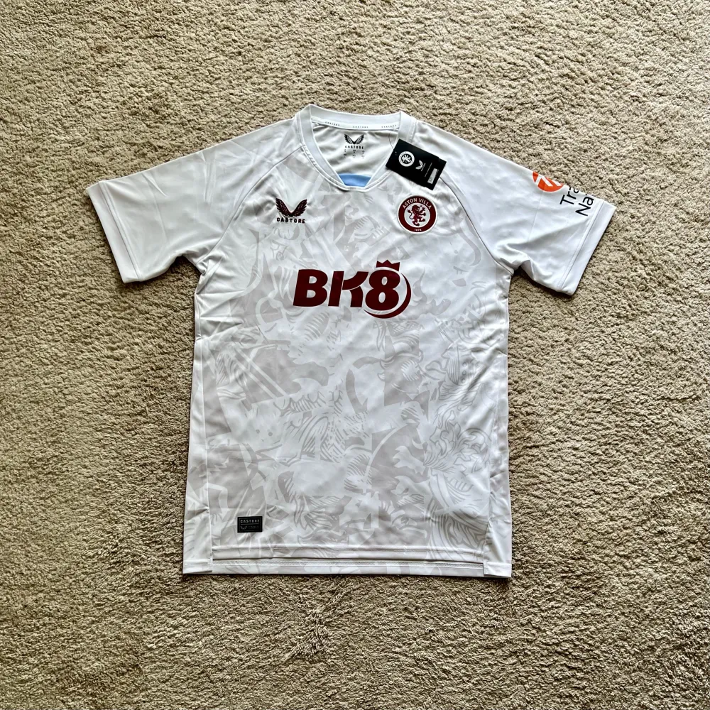 Front view of Aston Villa 2023/24 Castore Away Shirt (BK8) - Men's Medium