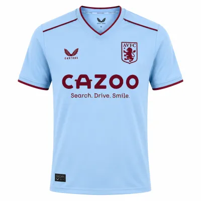 Presentation image of Aston Villa 2022/23 Castore Away Shirt (Cazoo) - Men's Medium