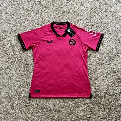 Front view of Aston Villa 2023/24 Castore 3rd Goalkeeper Shirt - Women's Medium (12/14)