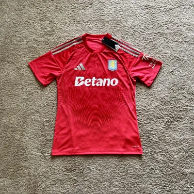 Front view of Aston Villa 2025/26 Adidas GK 3 Goalkeeper Shirt (Betano) - Men's Medium