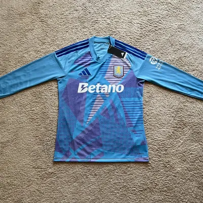 Front view of Aston Villa 2024/25 Adidas GK 3 Goalkeeper Shirt (Betano) - Men's Medium