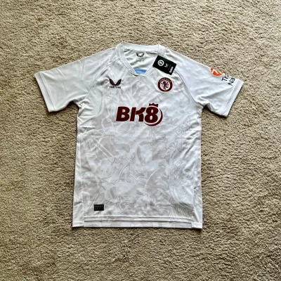 Front view of Aston Villa 2023/24 Castore Away Shirt (BK8) - Men's Medium